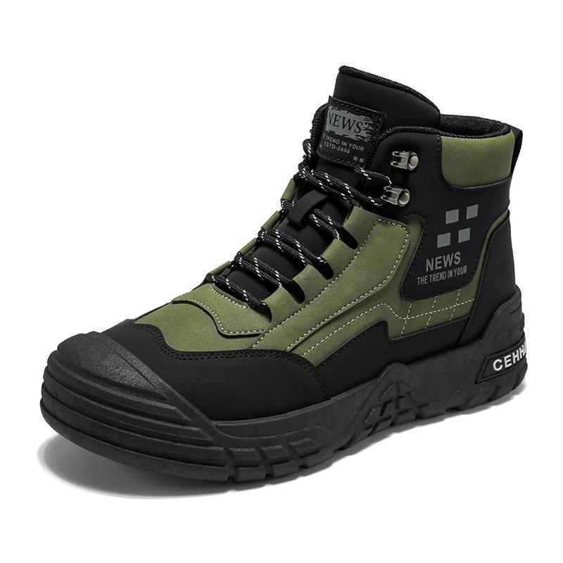 Men's new high top workwear retro British Martin boots