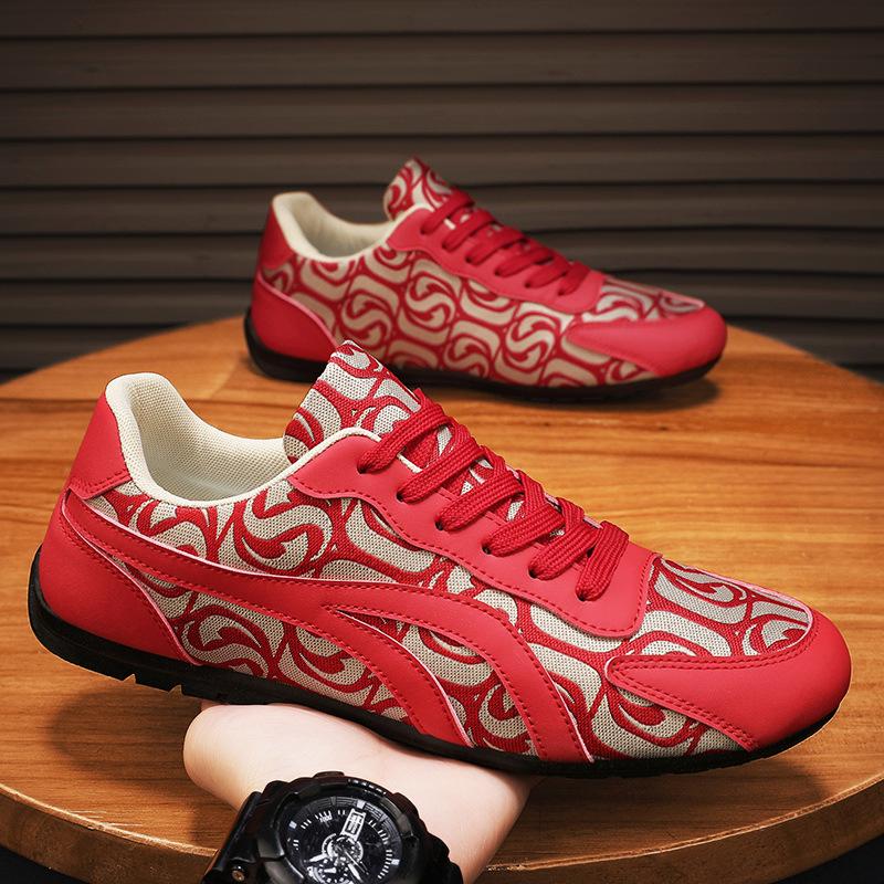 Men's new outdoor thick soled low cut fashionable running and leisure shoes