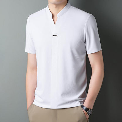 🔥Limited Time Offer 49% OFF🔥Summer men's casual ice silk seamless short sleeves