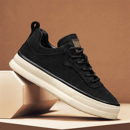 Men's retro casual frosted leather trendy board shoes