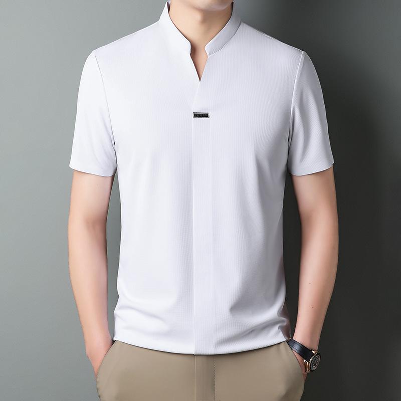 🔥Limited Time Offer 49% OFF🔥Summer men's casual ice silk seamless short sleeves