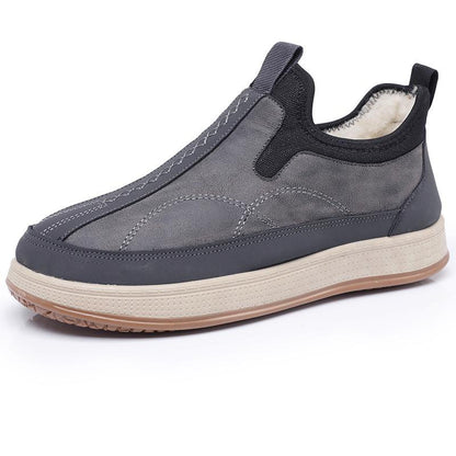 Men's new sheepskin casual shoes