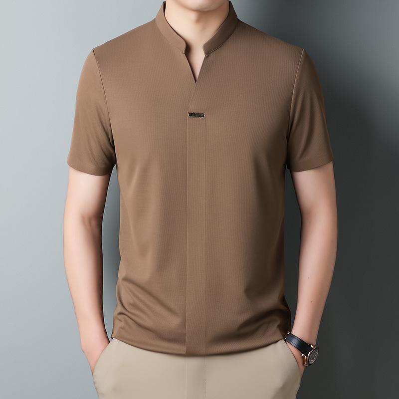 🔥Limited Time Offer 49% OFF🔥Summer men's casual ice silk seamless short sleeves