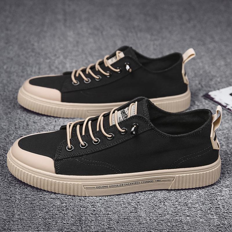 Men's new summer low top canvas breathable casual shoes