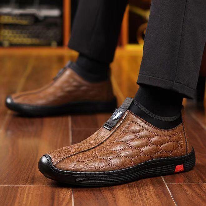 Men's new comfortable soft soled casual leather shoes