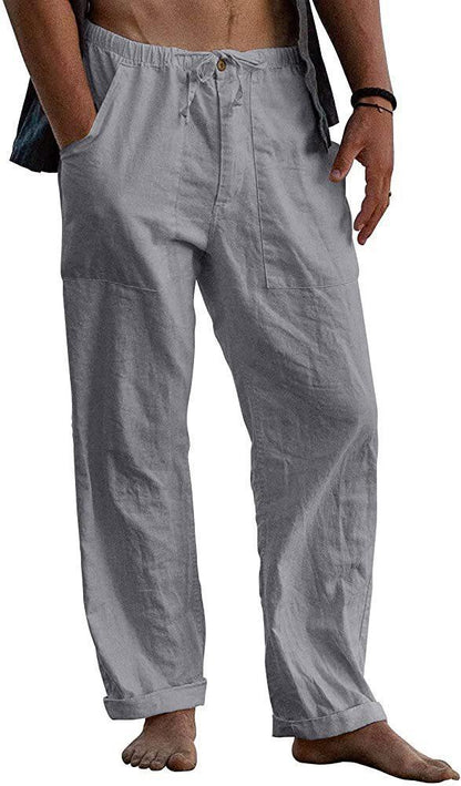 🔥Limited Time Offer 49% OFF🔥Men's linen beach casual loose-fitting pants