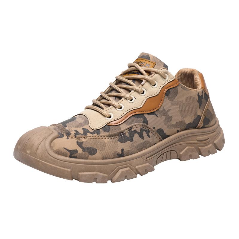 Men's new low cut casual camouflage sports shoes