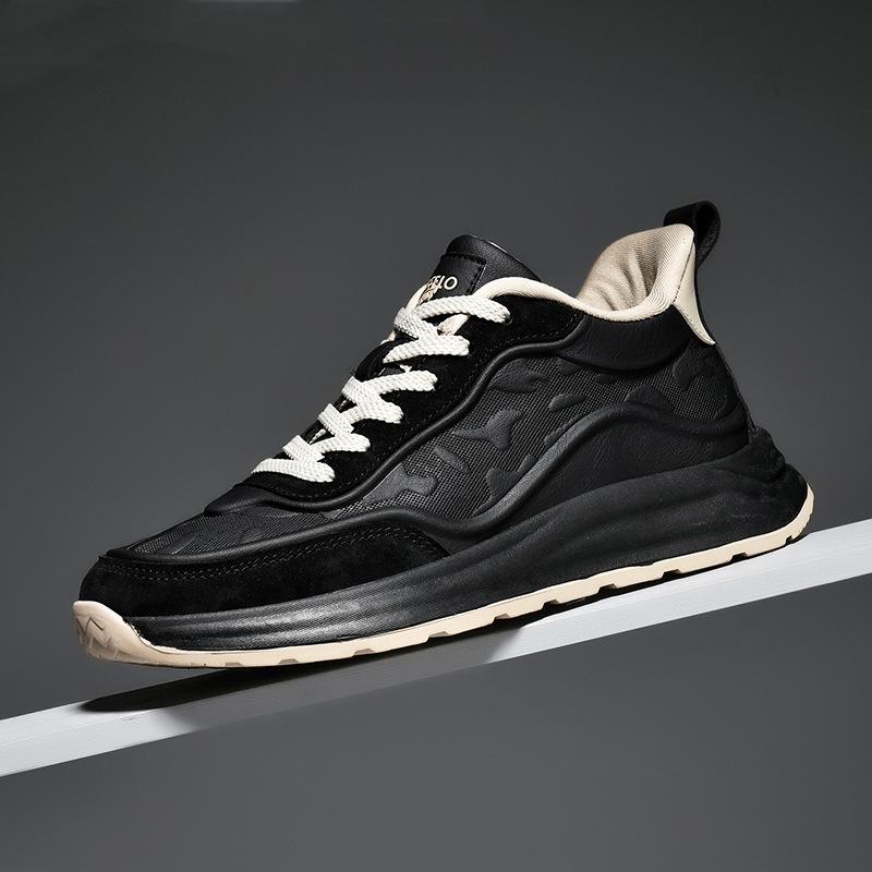 Men's New Leather Retro Casual Running Shoes