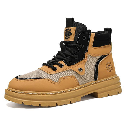 Men's new British breathable high top Martin boots