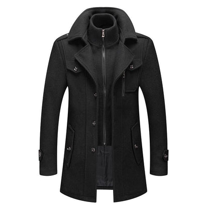 Men's Woolen Two-piece Jacket