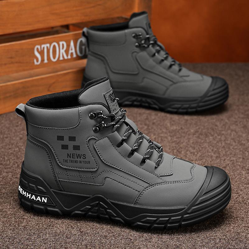 Men's new high top workwear retro British Martin boots