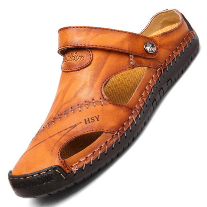 🔥Limited Time Offer 49% OFF🔥Large Size Soft Leather Men's Breathable Outdoor Sandals