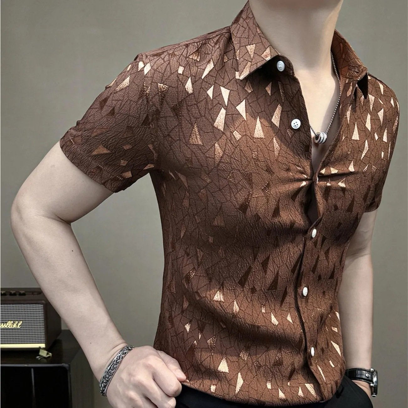 🔥Limited Time Offer 49% OFF🔥Men's new trendy shirt with short sleeves