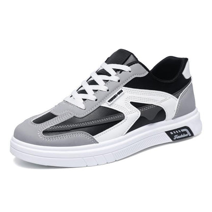 Men's new trendy color blocked versatile casual board shoes