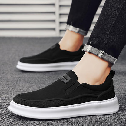 Men's summer versatile breathable one foot canvas shoes