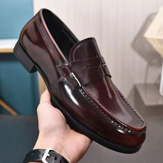 Men's Fashionable Genuine Leather Business British Casual Loafers