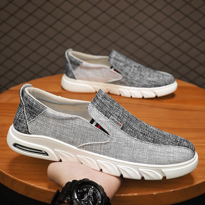 Men's new breathable canvas sports casual canvas shoes