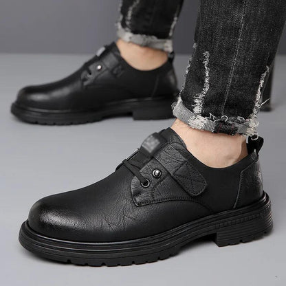 Men's Breathable Retro Leather Soft Sole Shoes