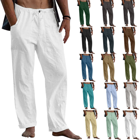 🔥Limited Time Offer 49% OFF🔥Men's linen beach casual loose-fitting pants