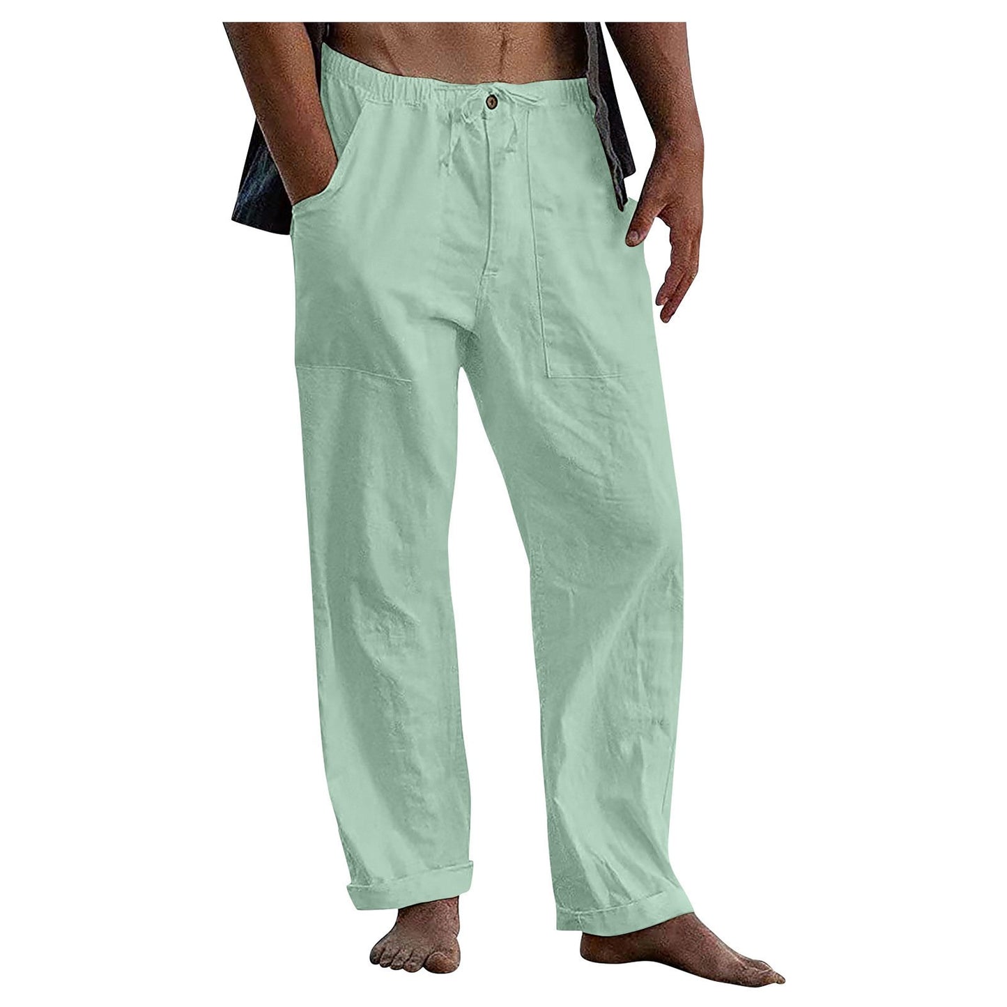 🔥Limited Time Offer 49% OFF🔥Men's linen beach casual loose-fitting pants