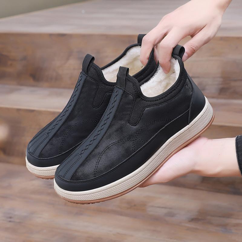 Men's new sheepskin casual shoes