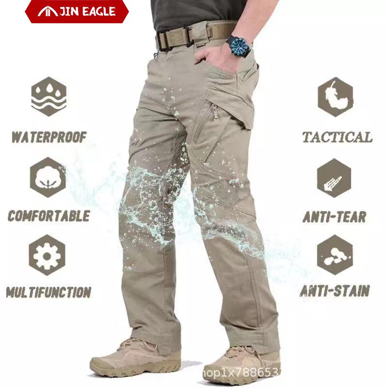 Men's outdoor multi pocket travel workwear pants