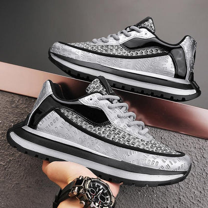 Men's casual height increasing thick soled sports shoes