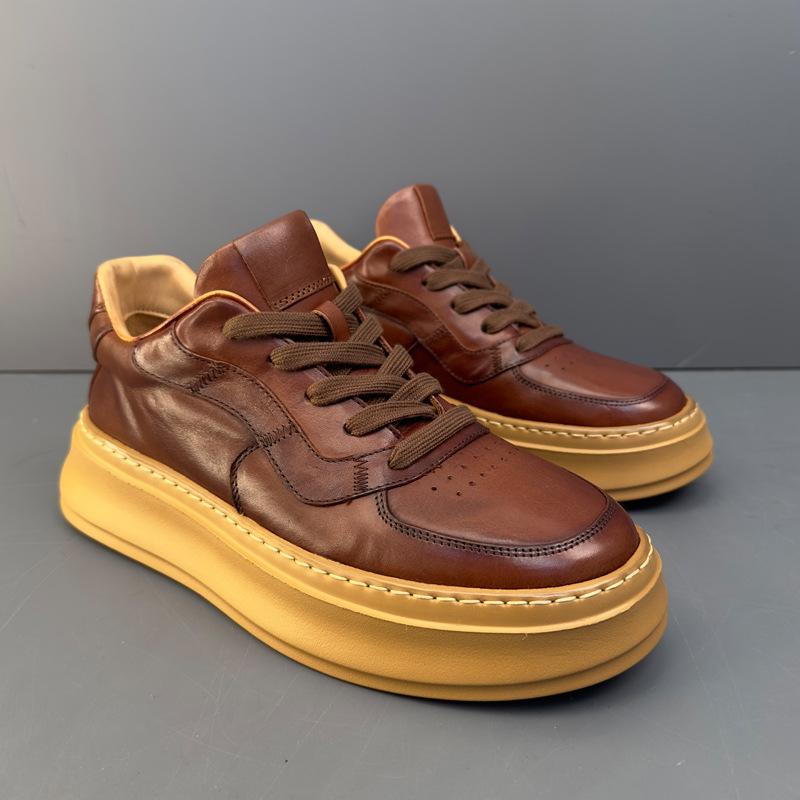 Men's Retro British Style Low Top Sneakers