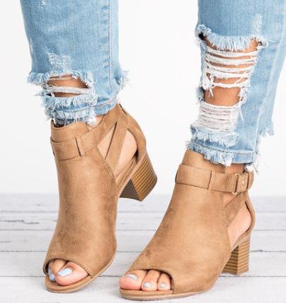 🔥Limited Time Offer 49% OFF🔥Women's Retro Stacked Heeled Orthopedic Sandals