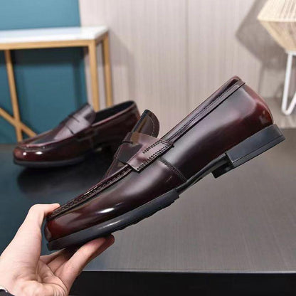 Men's Fashionable Genuine Leather Business British Casual Loafers