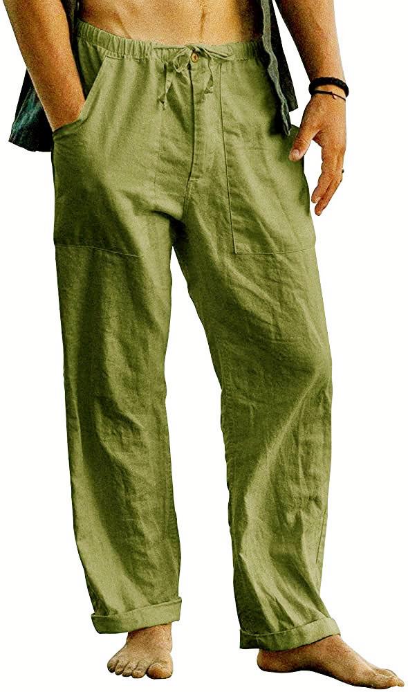 🔥Limited Time Offer 49% OFF🔥Men's linen beach casual loose-fitting pants