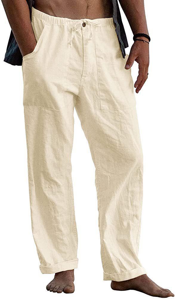 🔥Limited Time Offer 49% OFF🔥Men's linen beach casual loose-fitting pants