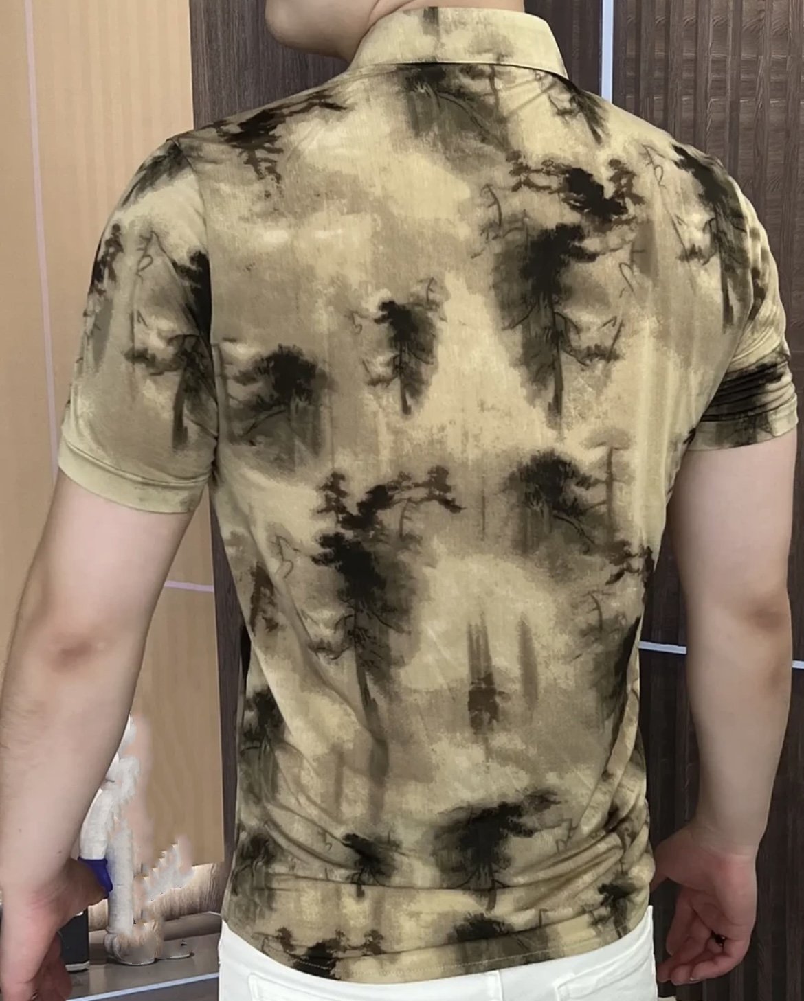 Men's Ink Wash Tie Dye Shirt