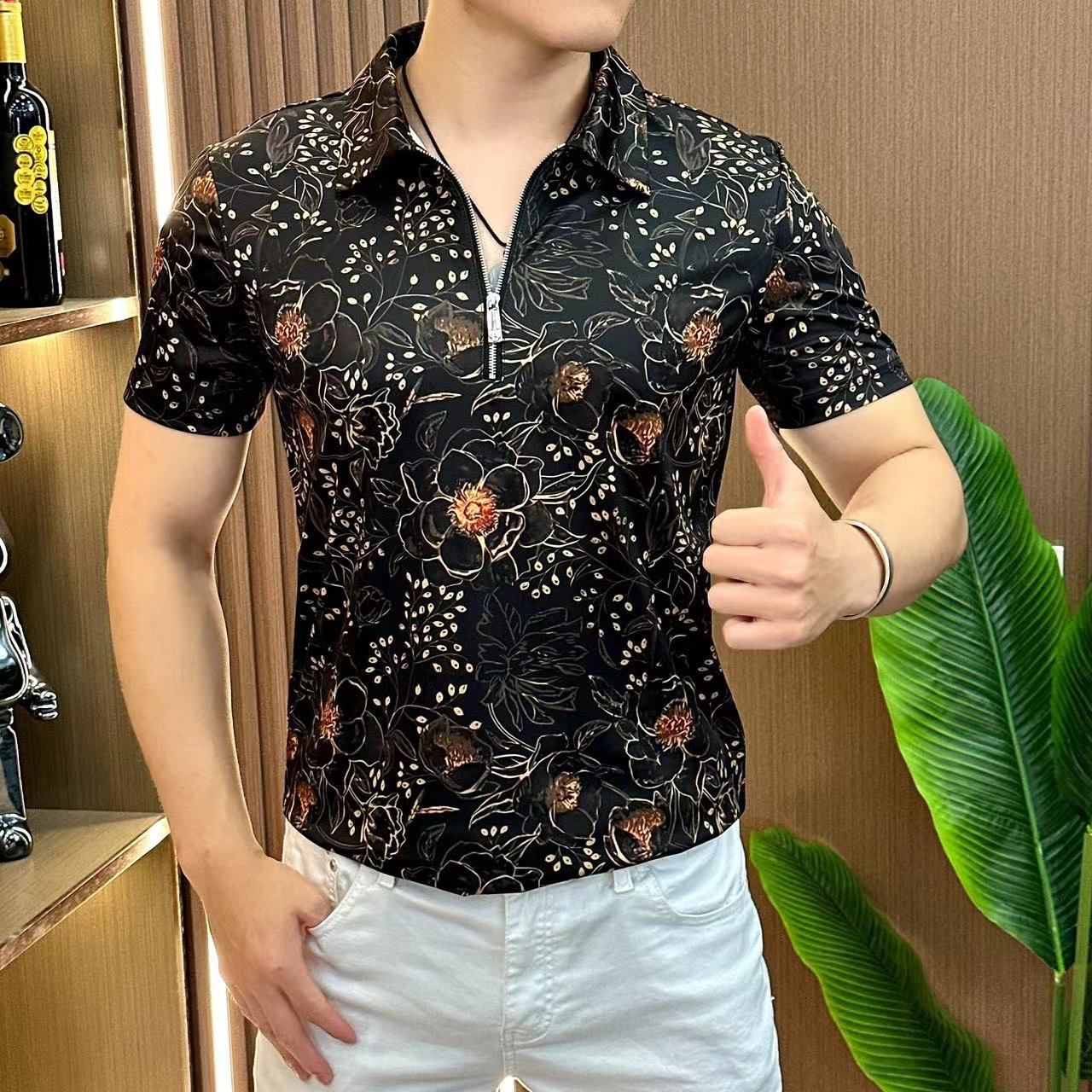 🔥Limited Time Offer 49% OFF🔥Men's Summer High Quality Fashion Trend Short sleeved Shirt