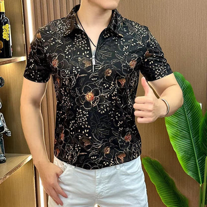 🔥Limited Time Offer 49% OFF🔥Men's Summer High Quality Fashion Trend Short sleeved Shirt