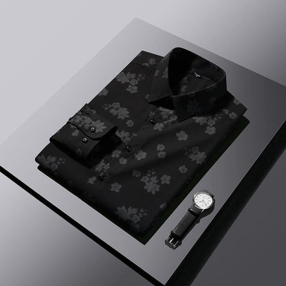 Men's new comfortable and fashionable casual printed shirt