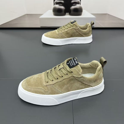 Men's new suede trendy lightweight casual sports shoes