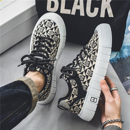 Men's new canvas casual and fashionable board shoes