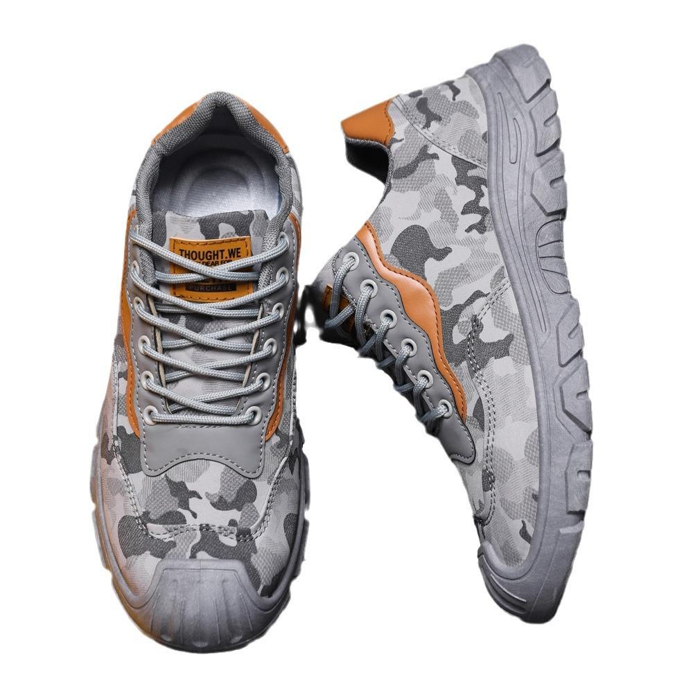 Men's new low cut casual camouflage sports shoes