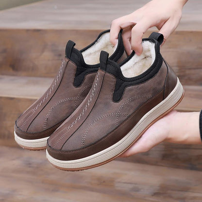 Men's new sheepskin casual shoes