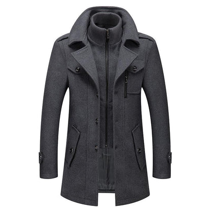 Men's Woolen Two-piece Jacket