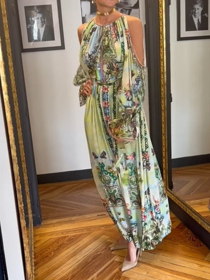 🔥Limited Time Offer 49% OFF🔥SS24 Printed Light Midi Dress