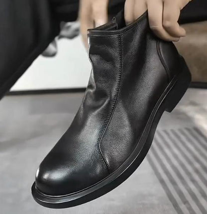 Men's New Top Layer Cowhide Breathable Chelsea Boots