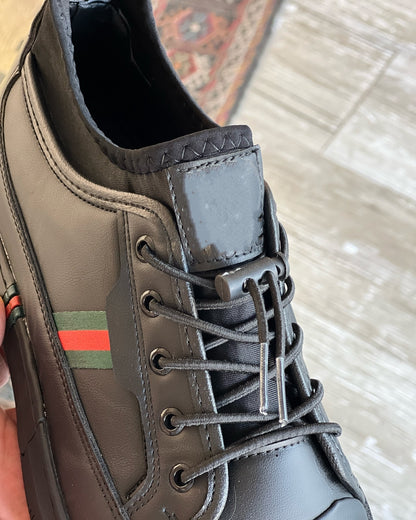 Advanced Leather Drawstring Casual Shoes