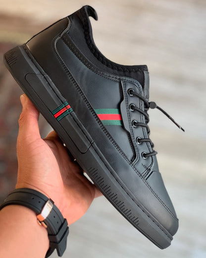 Advanced Leather Drawstring Casual Shoes