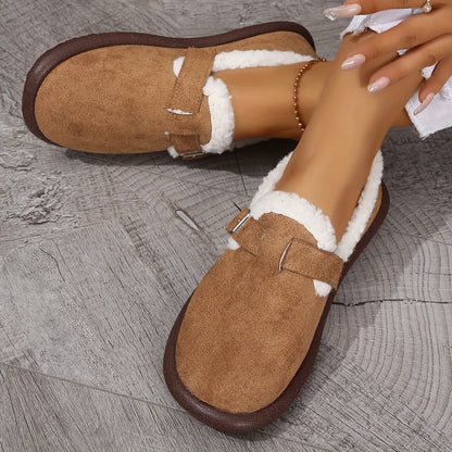 🔥Limited Time Offer 49% OFF🔥Autumn and Winter New Fashion One Step Plush Cotton Shoes