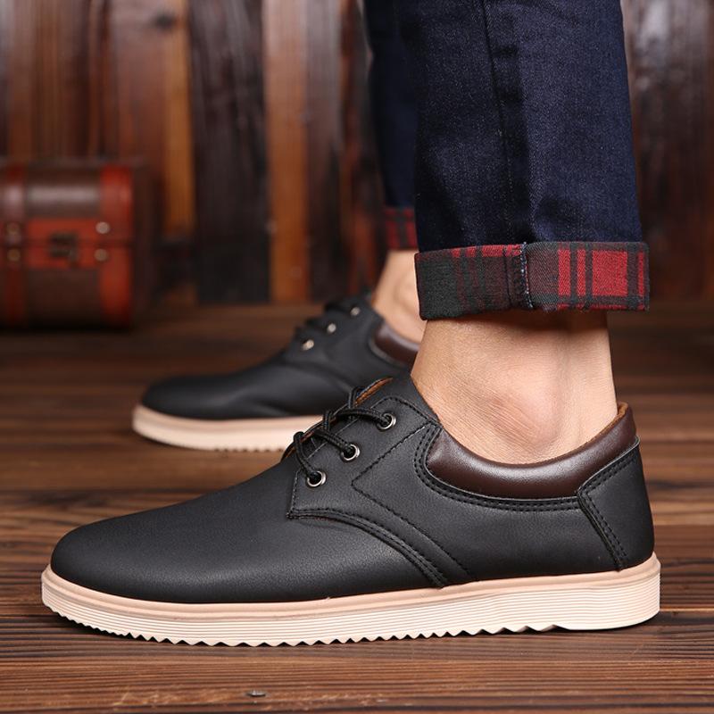 🔥Limited Time Offer 49% OFF🔥Men's autumn and winter waterproof and anti slip casual leather shoes