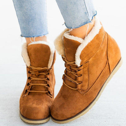 🔥Limited Time Offer 49% OFF🔥Women's suede cotton short boots