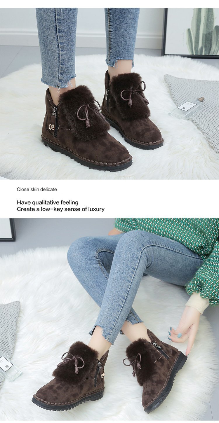 🔥Limited Time Offer 49% OFF🔥Soft soled suede bow boots