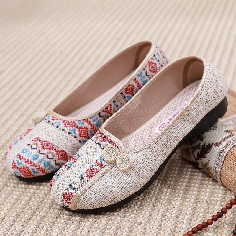 🔥Limited Time Offer 49% OFF🔥Women's flat cotton and linen casual shoes